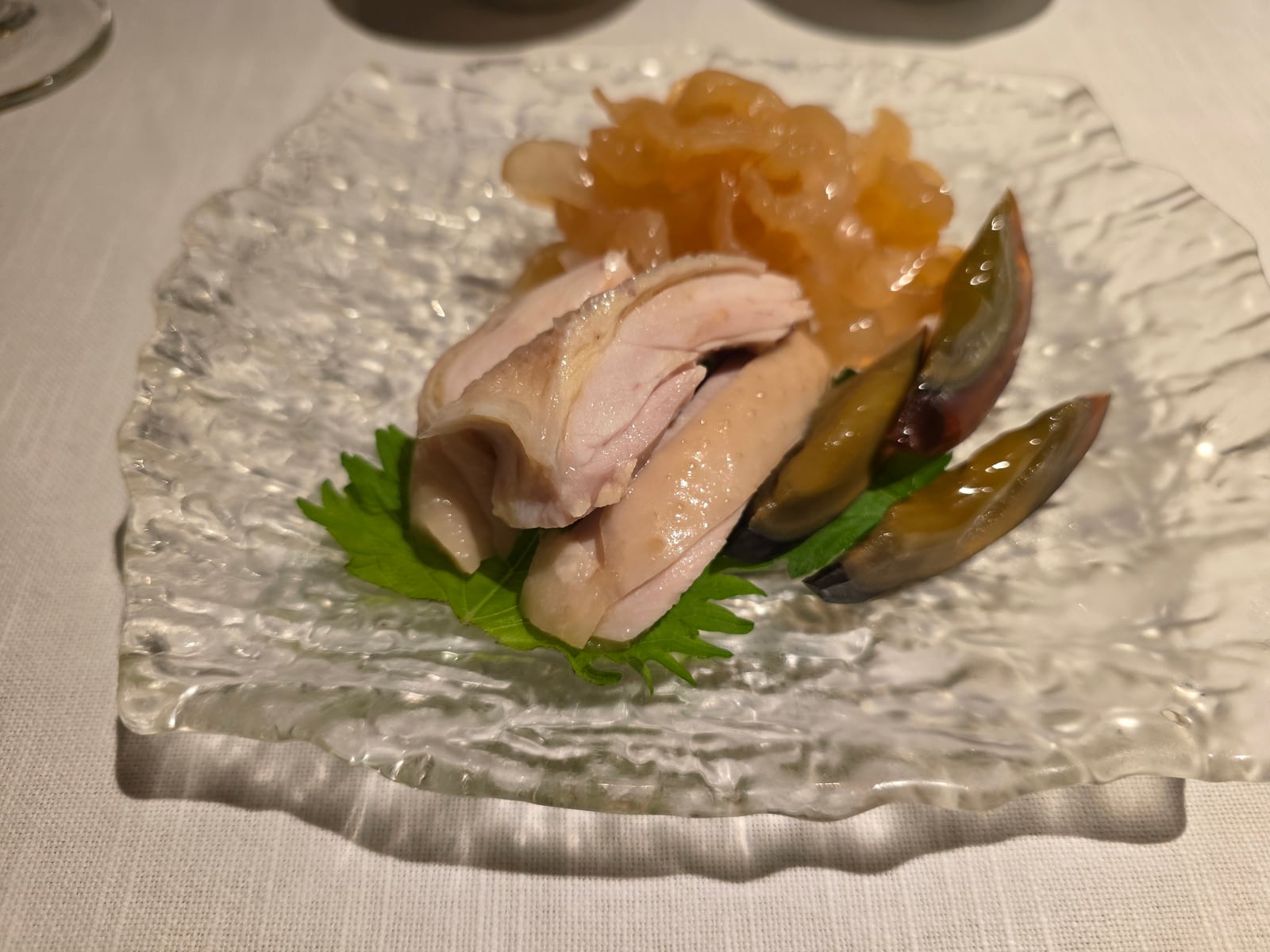 中國飯店 六本木店で味わった前菜の盛り合わせ