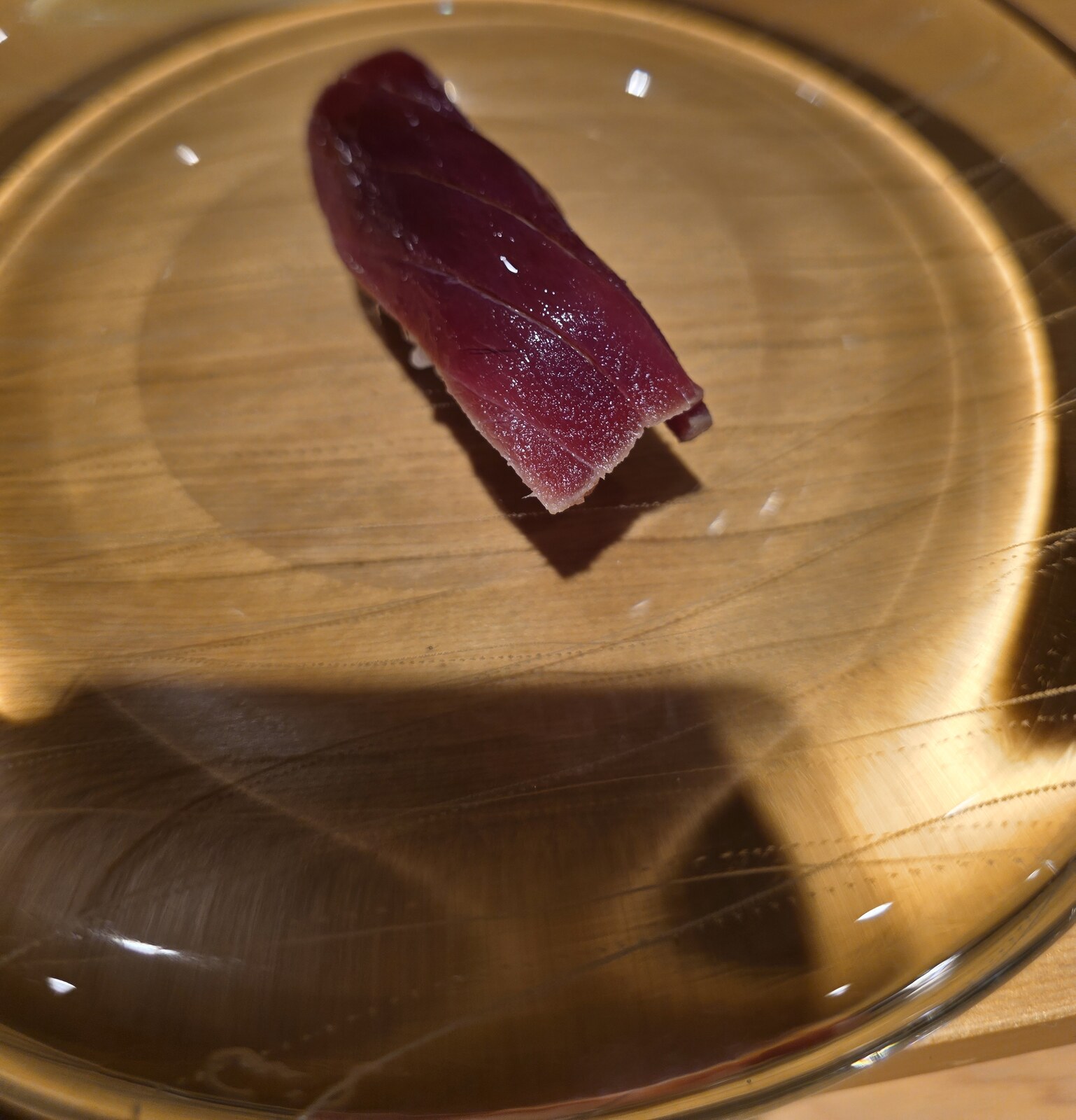 きく家で味わったまぐろの握り