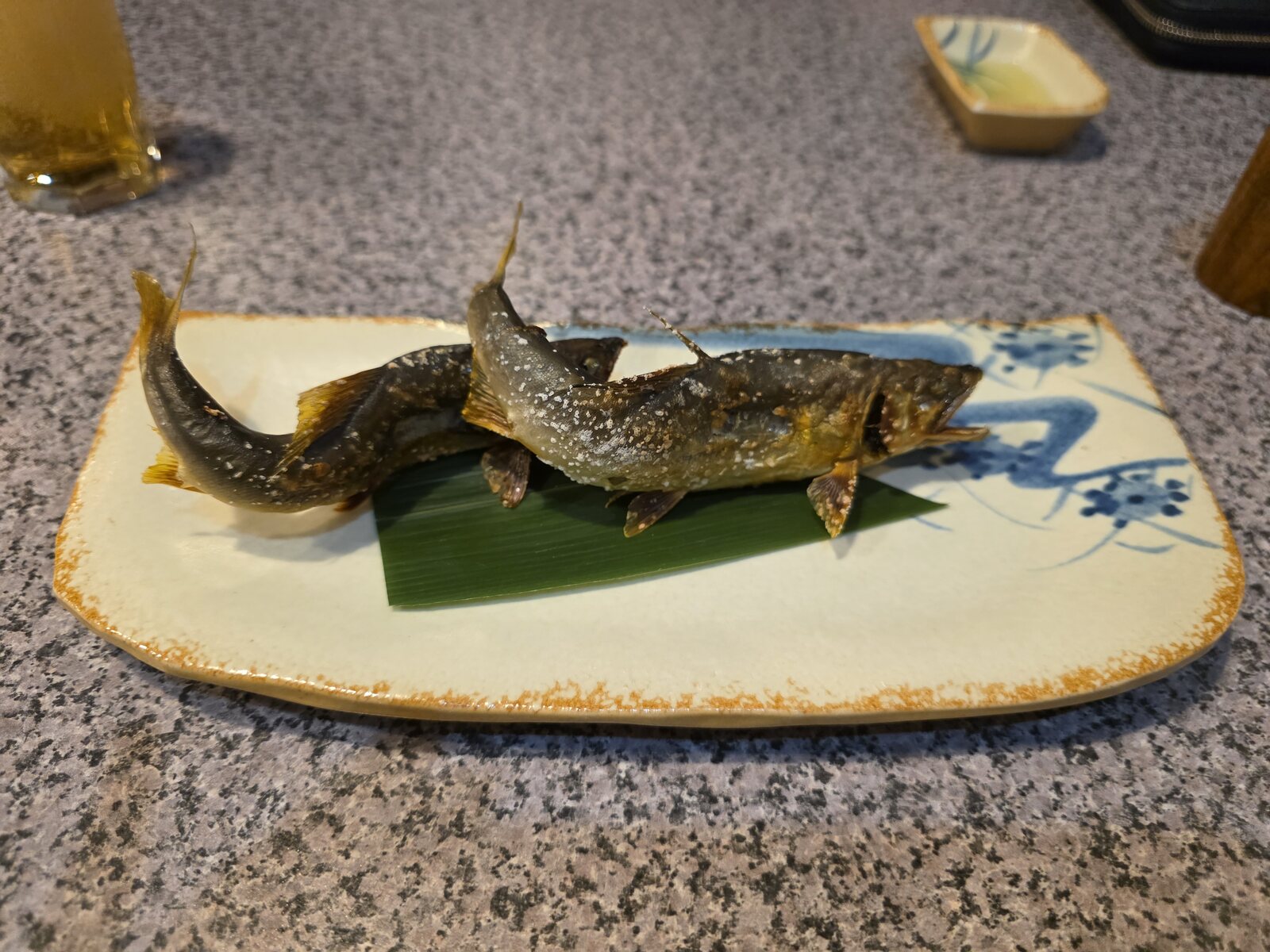 砺波の魚安で味わった庄川鮎の塩焼き