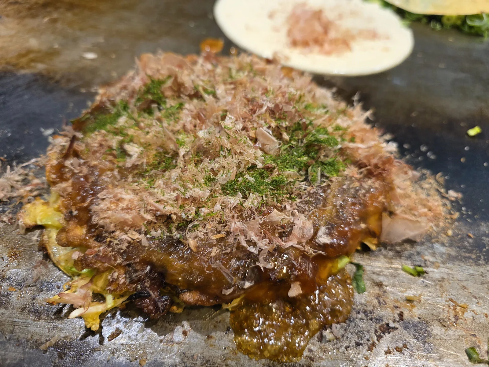 福太郎 本店で食べた鉄板料理