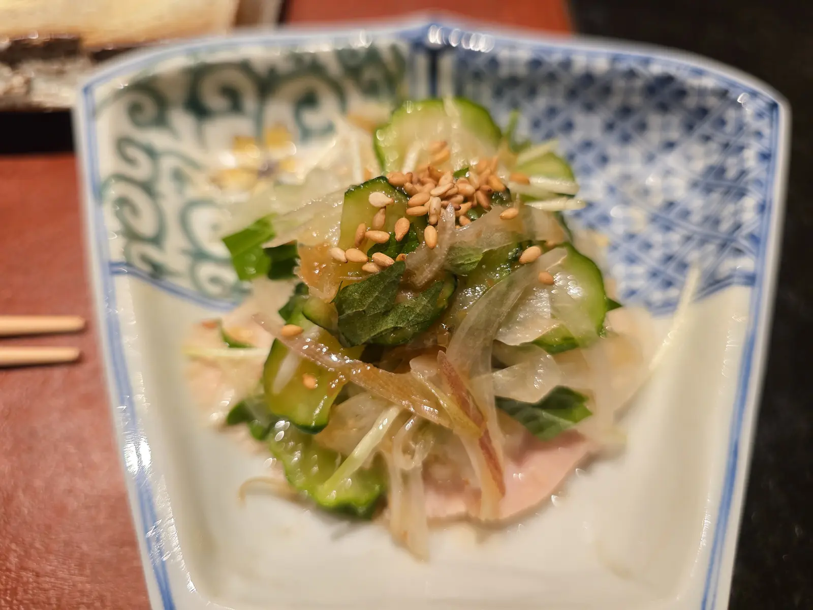 蛤坂まえかわのコースで最初に供された前菜
