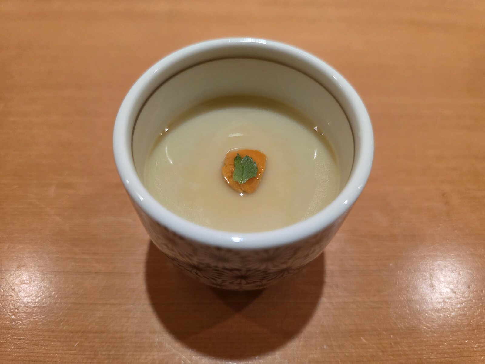SOTOで提供された茶碗蒸し