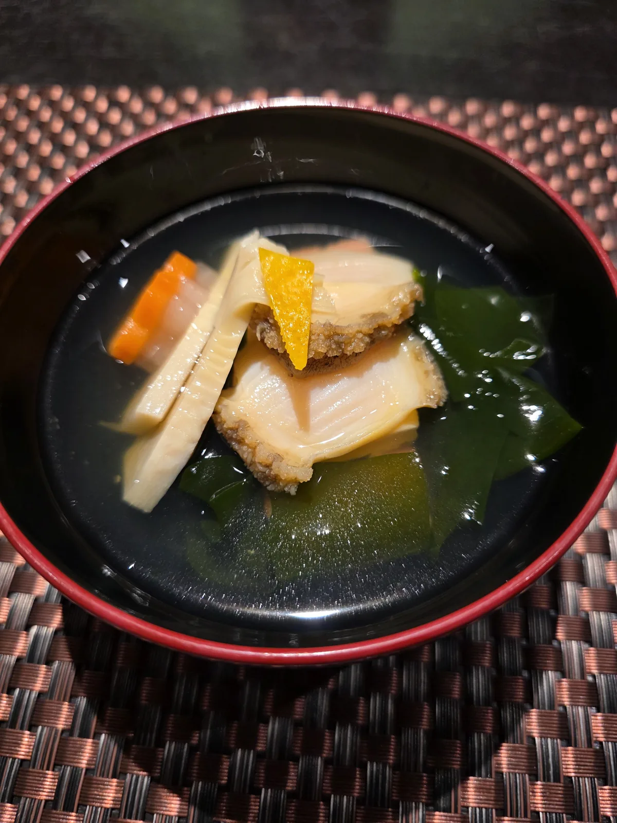 鮑と筍の若竹仕立て