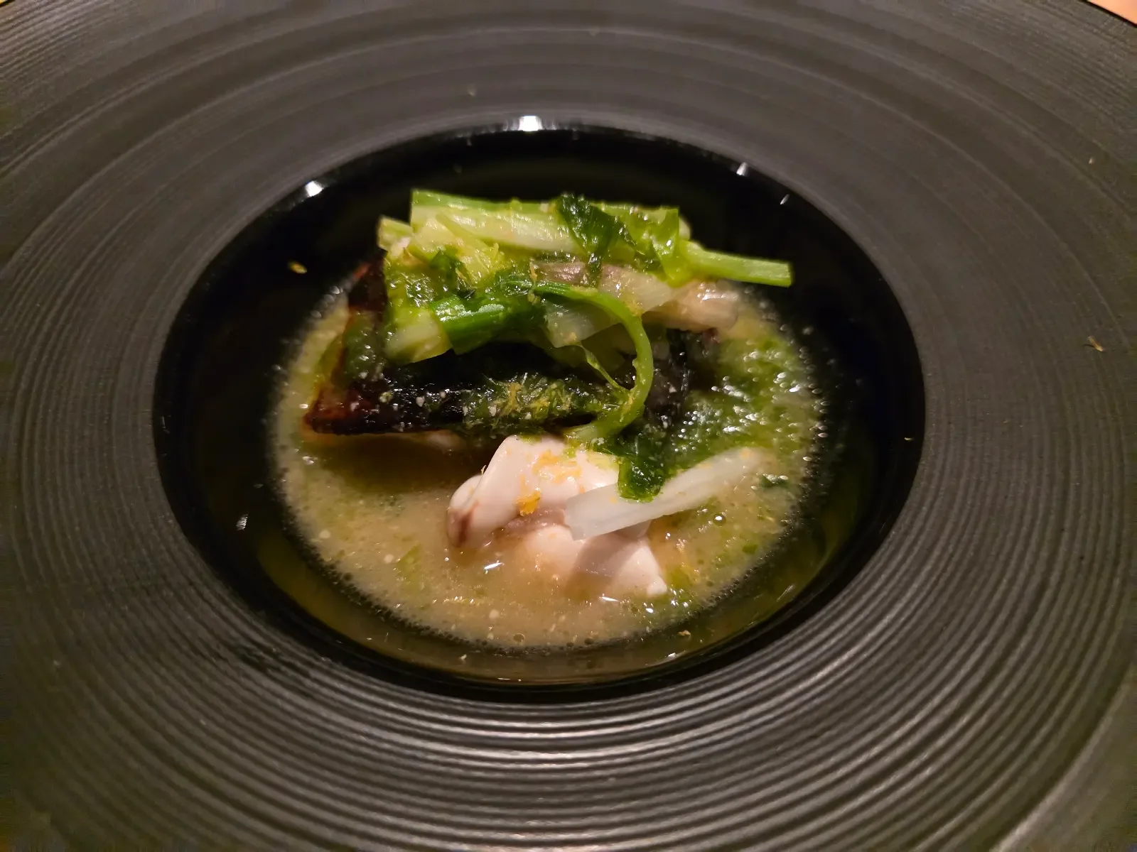 匿 玄で提供された春の魚介料理