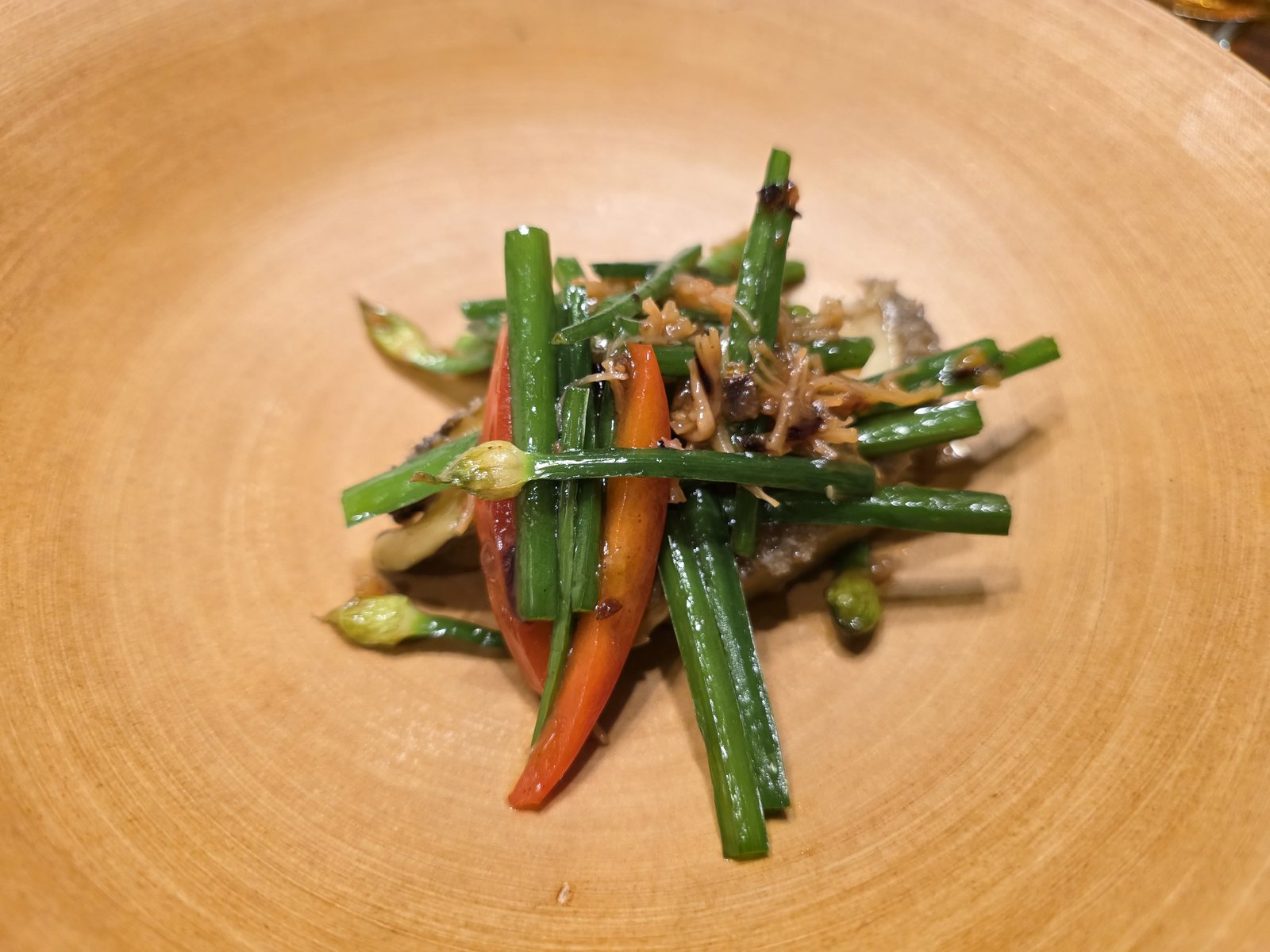 香港酒家 富紀の野菜を使った炒め物