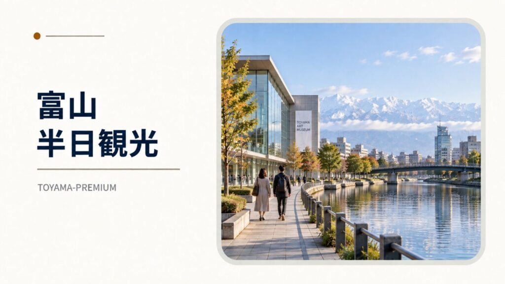 富山の半日観光をゆっくり楽しむ記事アイキャッチ画像
