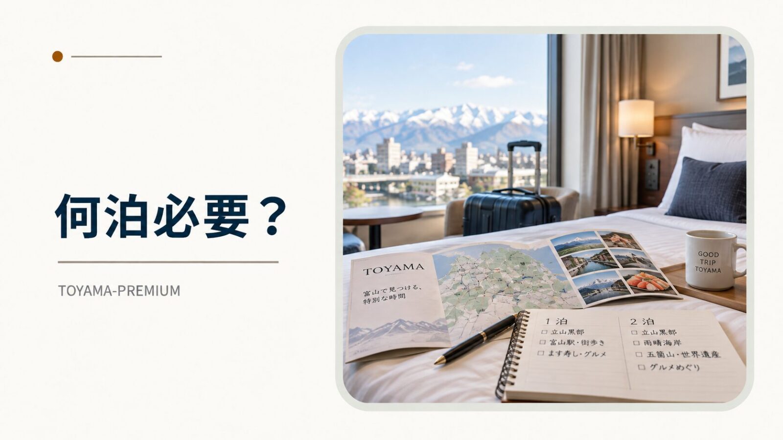 富山旅行の泊数選びガイドのアイキャッチ画像
