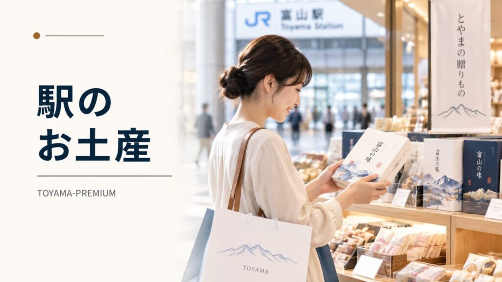 富山駅のお土産ガイドの記事アイキャッチ画像