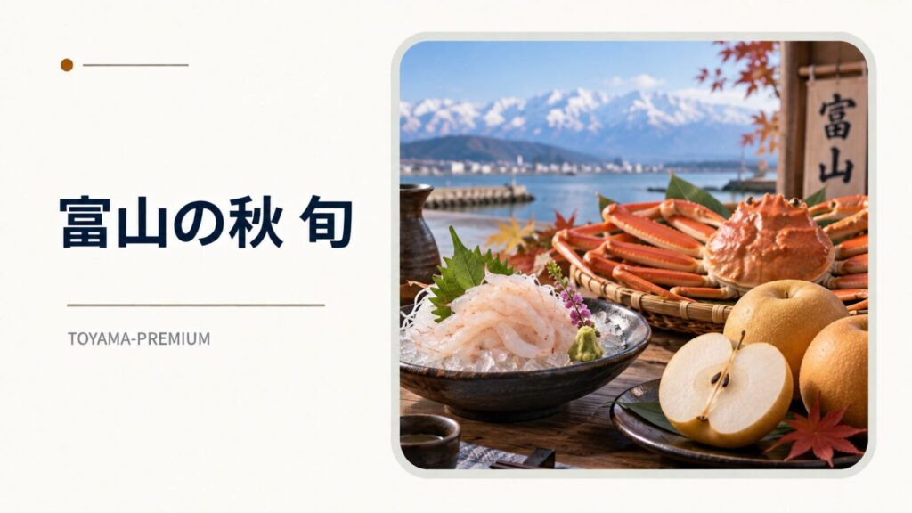 富山の秋の旬を紹介する記事アイキャッチ画像