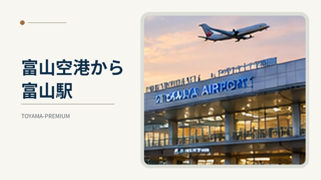 富山空港から富山駅の記事アイキャッチ画像