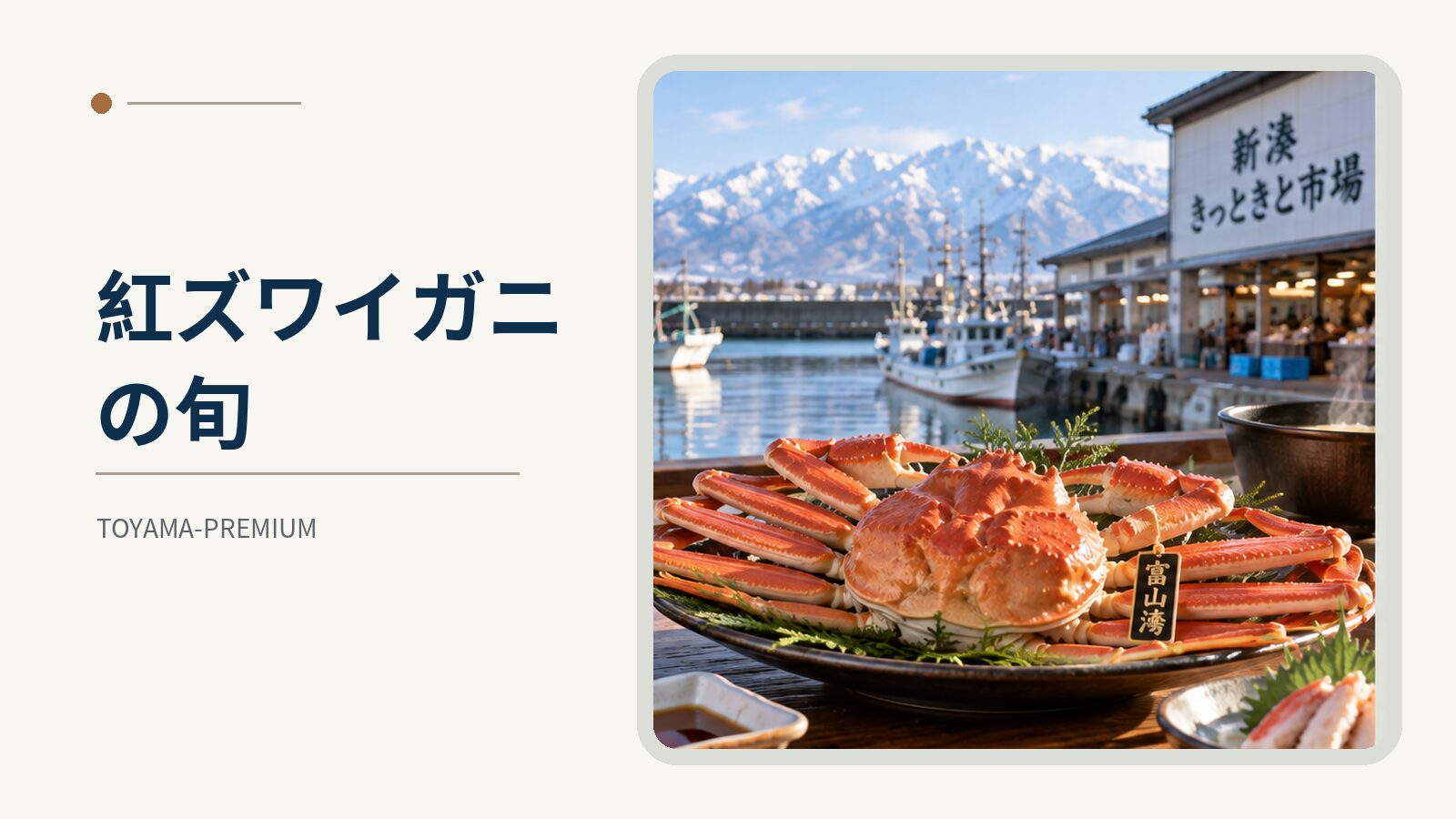 紅ズワイガニの旬の記事アイキャッチ画像