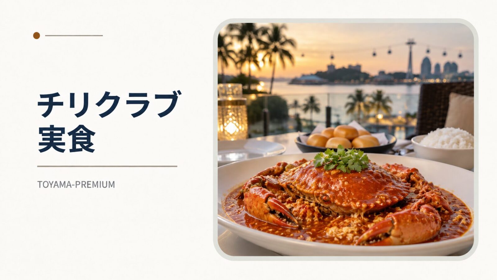 JUMBO Premium Sentosaでチリクラブを実食した記事のアイキャッチ画像