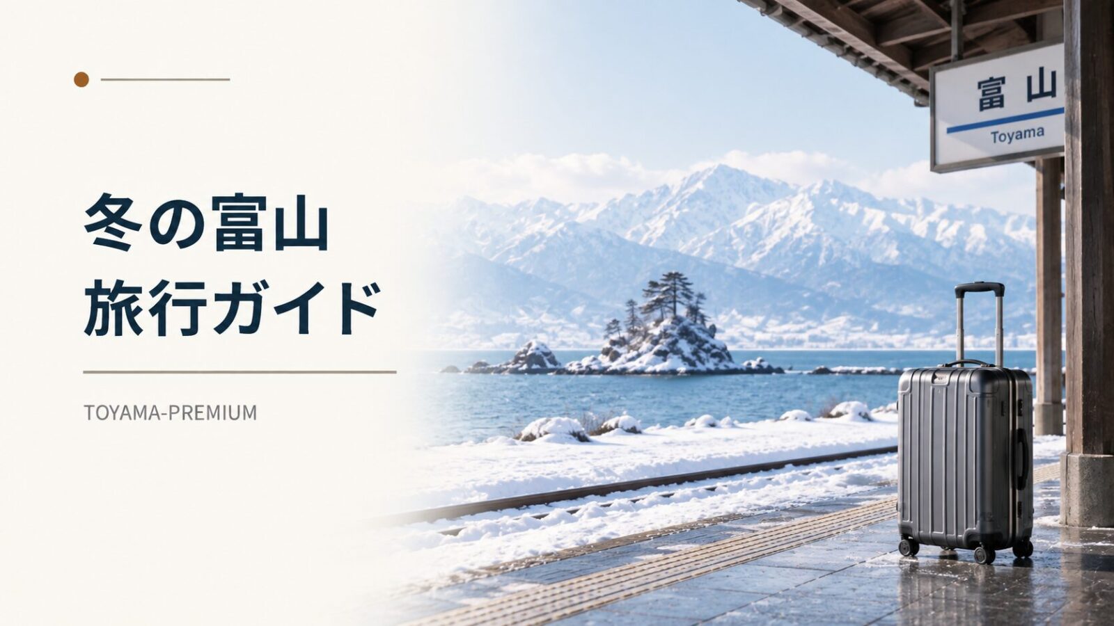 富山の冬旅行ガイドの記事アイキャッチ画像