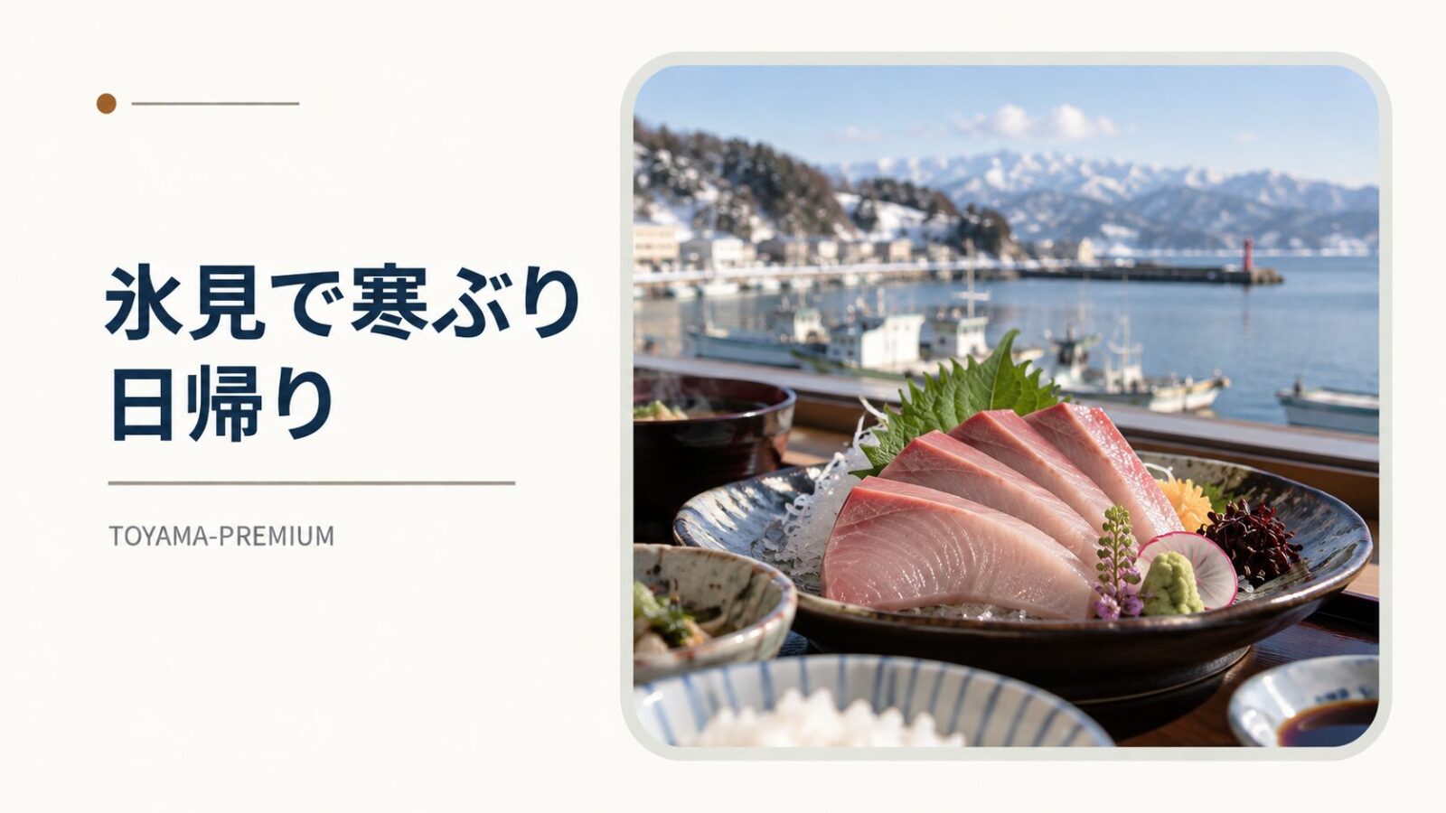 富山駅から氷見へ寒ぶりを食べに行く日帰り記事アイキャッチ画像