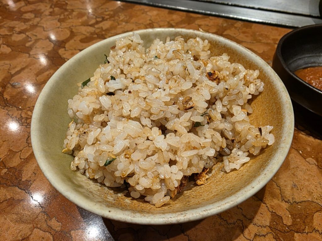 金沢・六角堂本店のガーリックライス