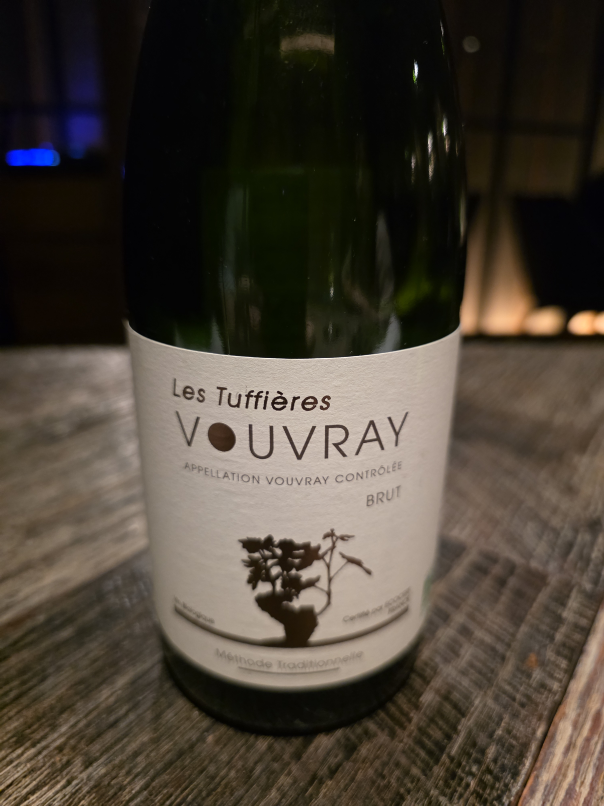 Les Tuffières Vouvray Brutのボトル