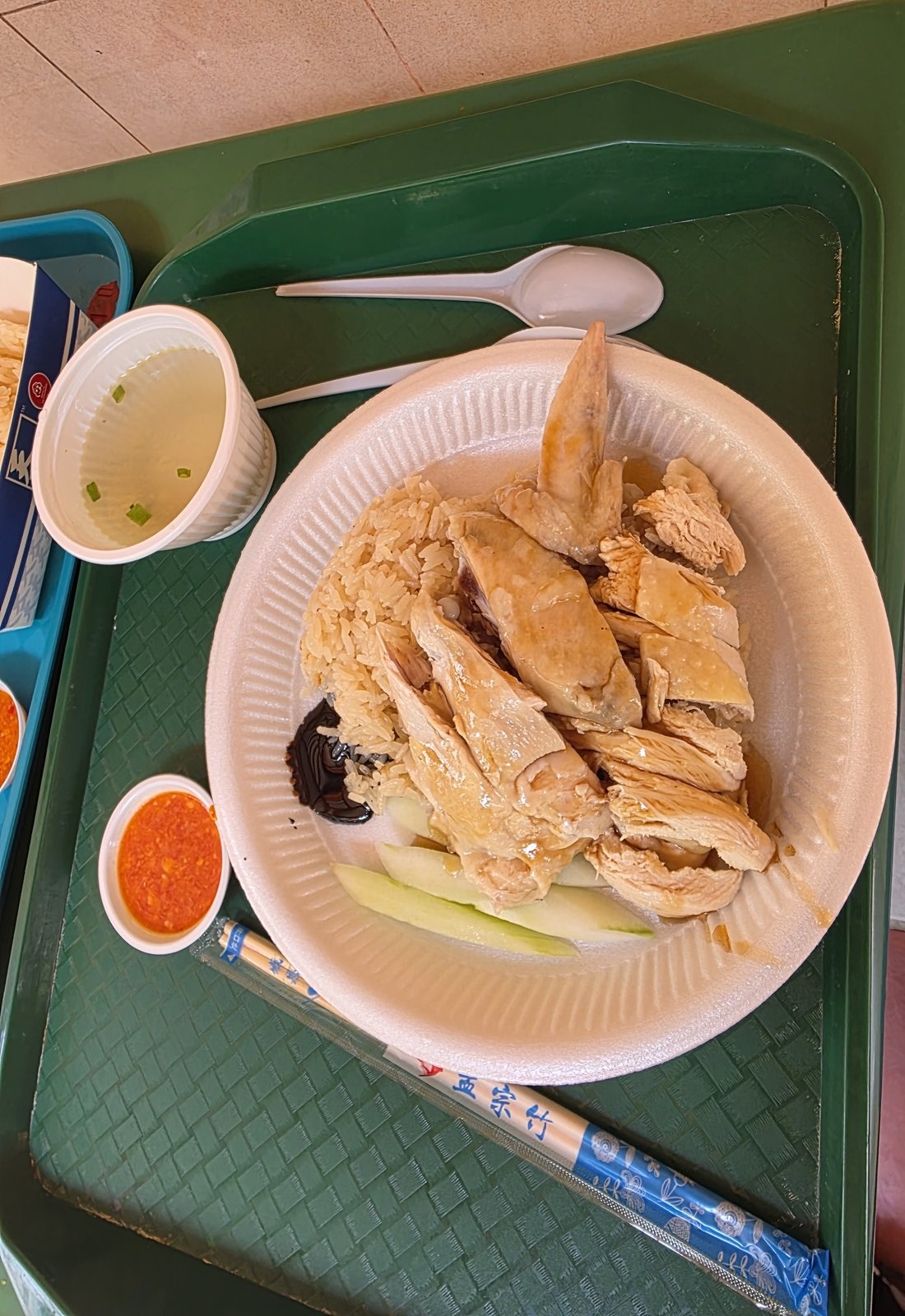Maxwell Food Centreの海南チキンライス