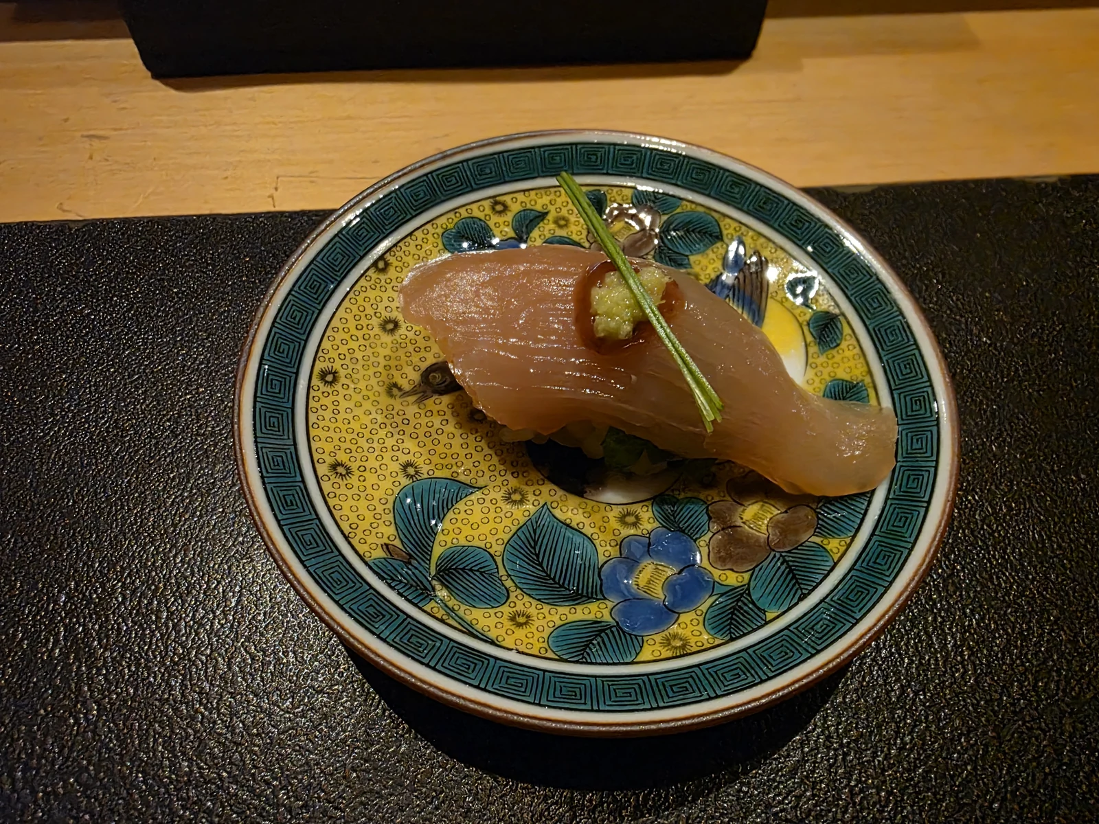 京都橘の鶏の昆布締め寿司