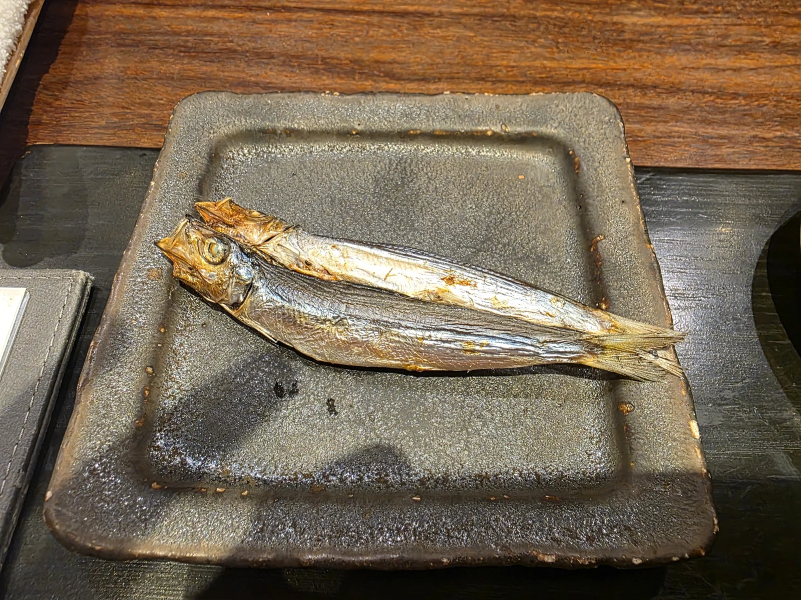 喜心の朝食に出た焼魚