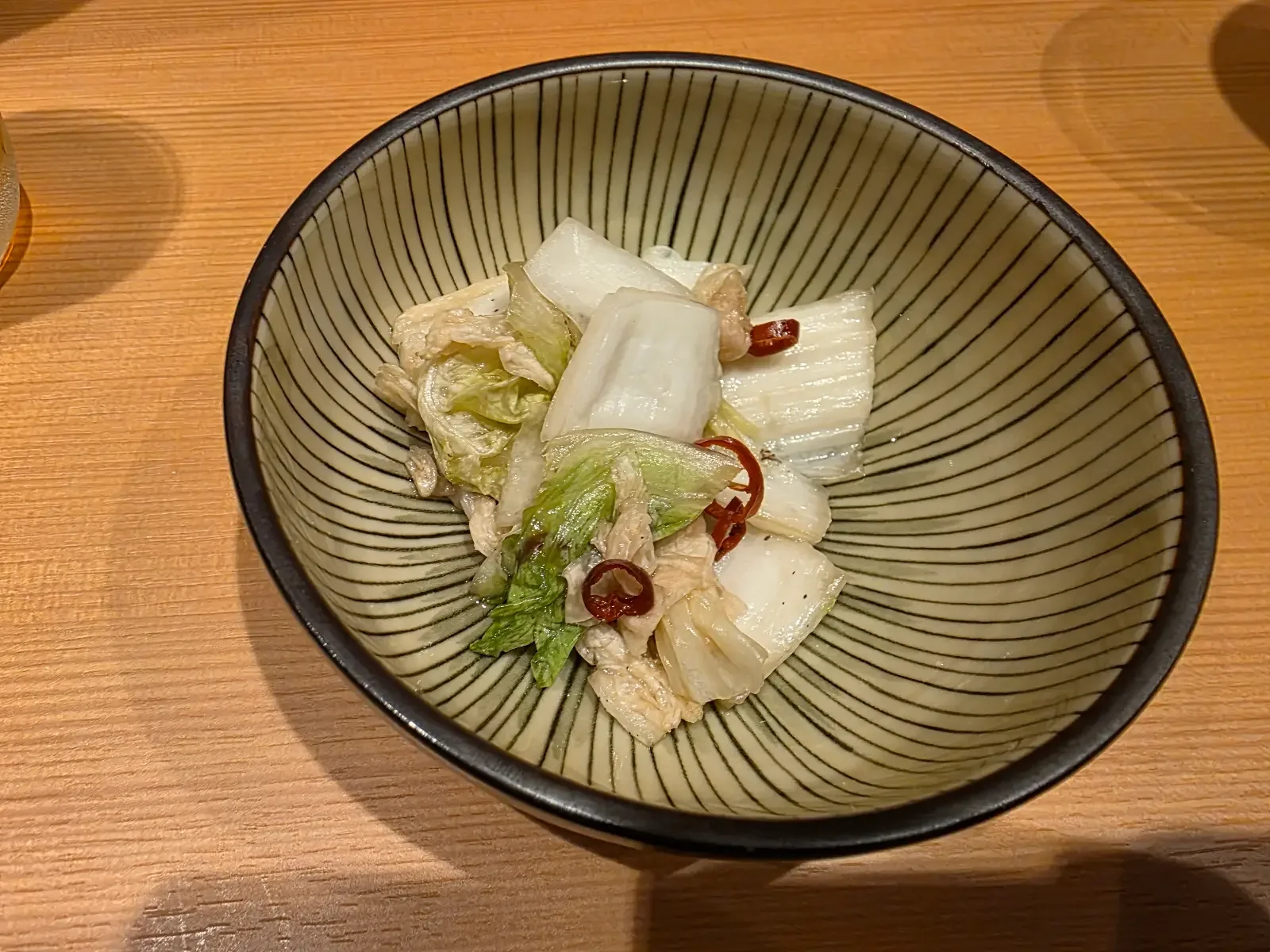 串揚げ 勝で食事のはじめにいただいた一品