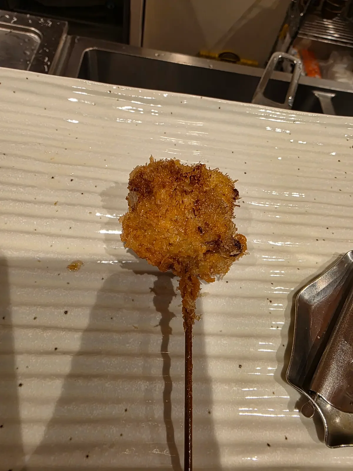 串揚げ 勝でいただいた串揚げ