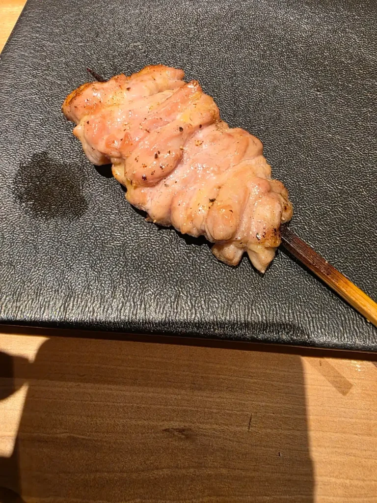 焼鳥 真ゆきでいただいた串料理