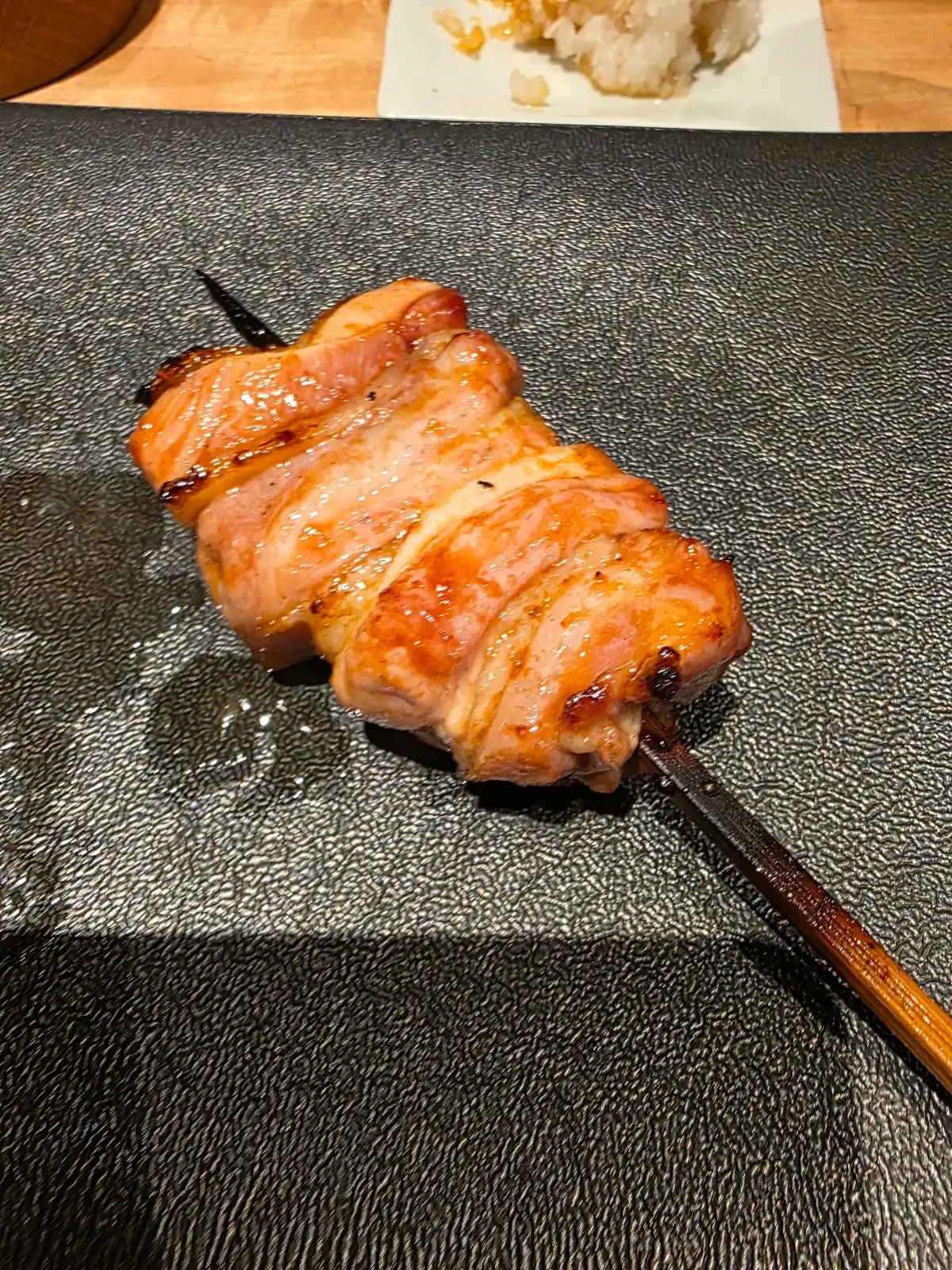 焼鳥 真ゆきで焼き上げられた串