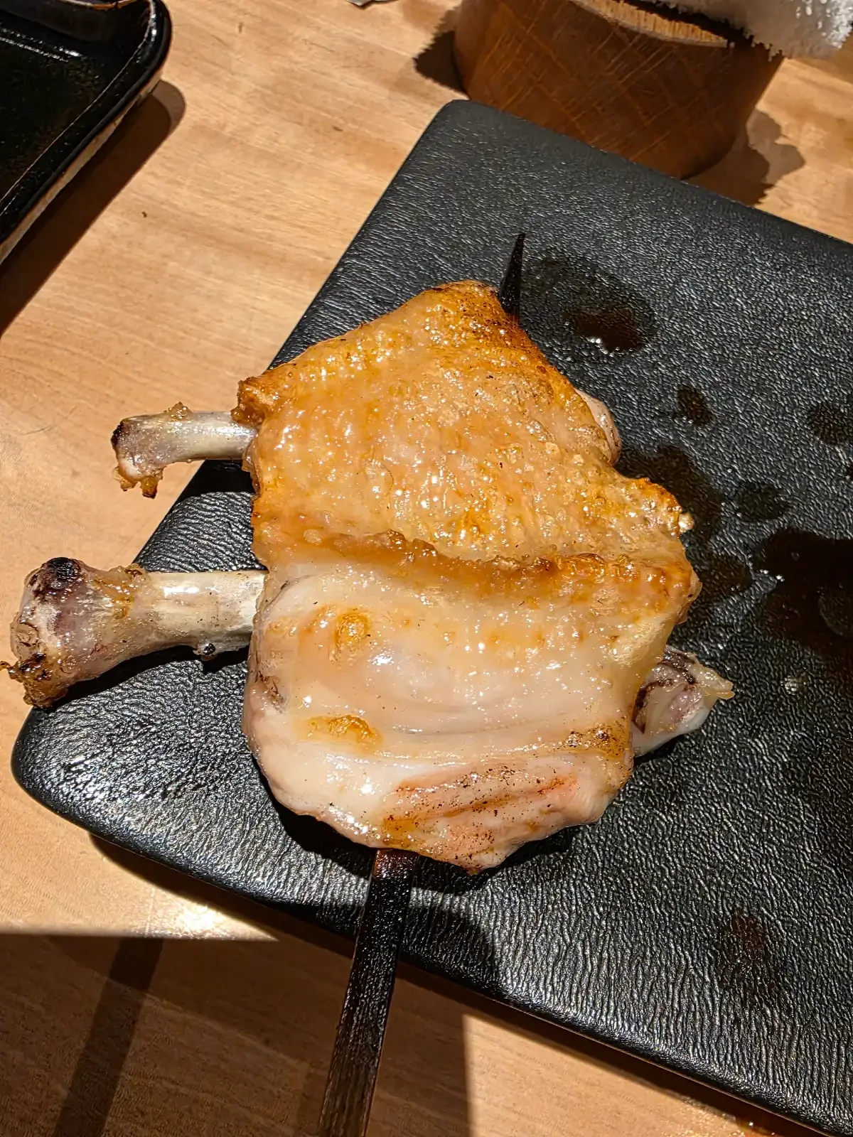 焼鳥 真ゆきのコース終盤にいただいた鶏料理