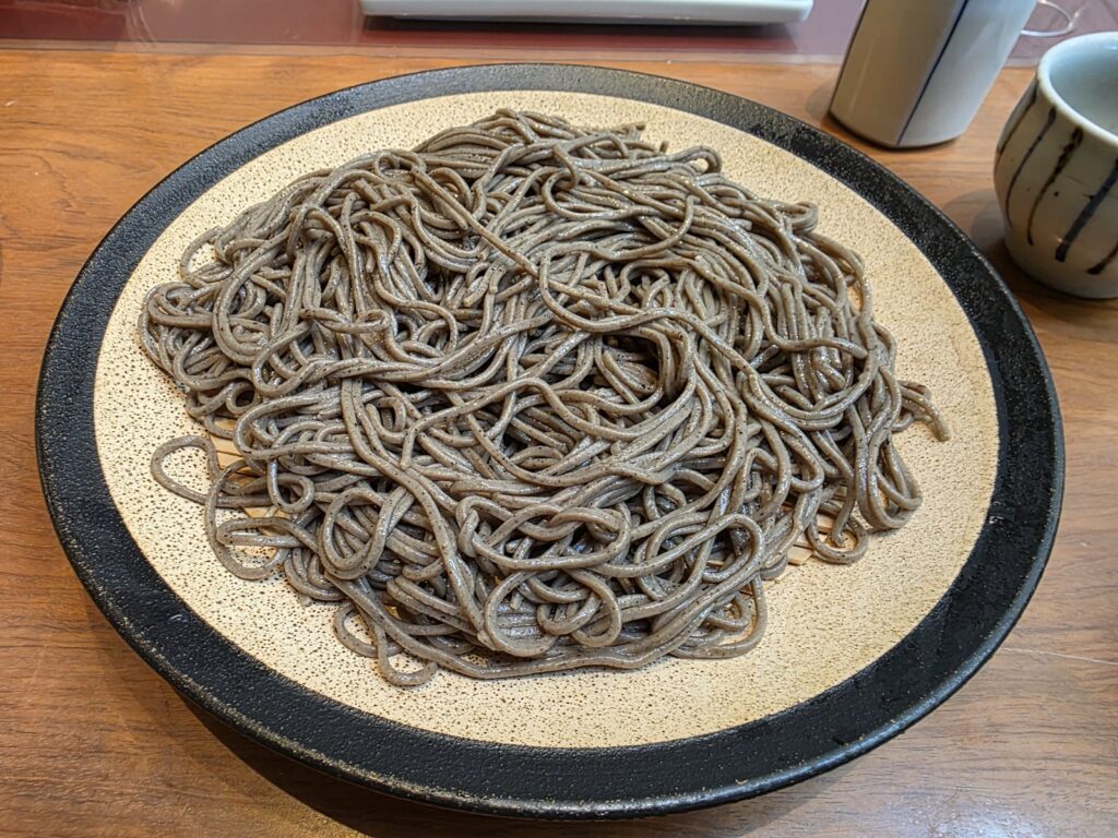 神通町 田村で食べた北海道産の十割蕎麦