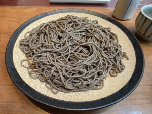神通町 田村で食べた北海道産の十割蕎麦