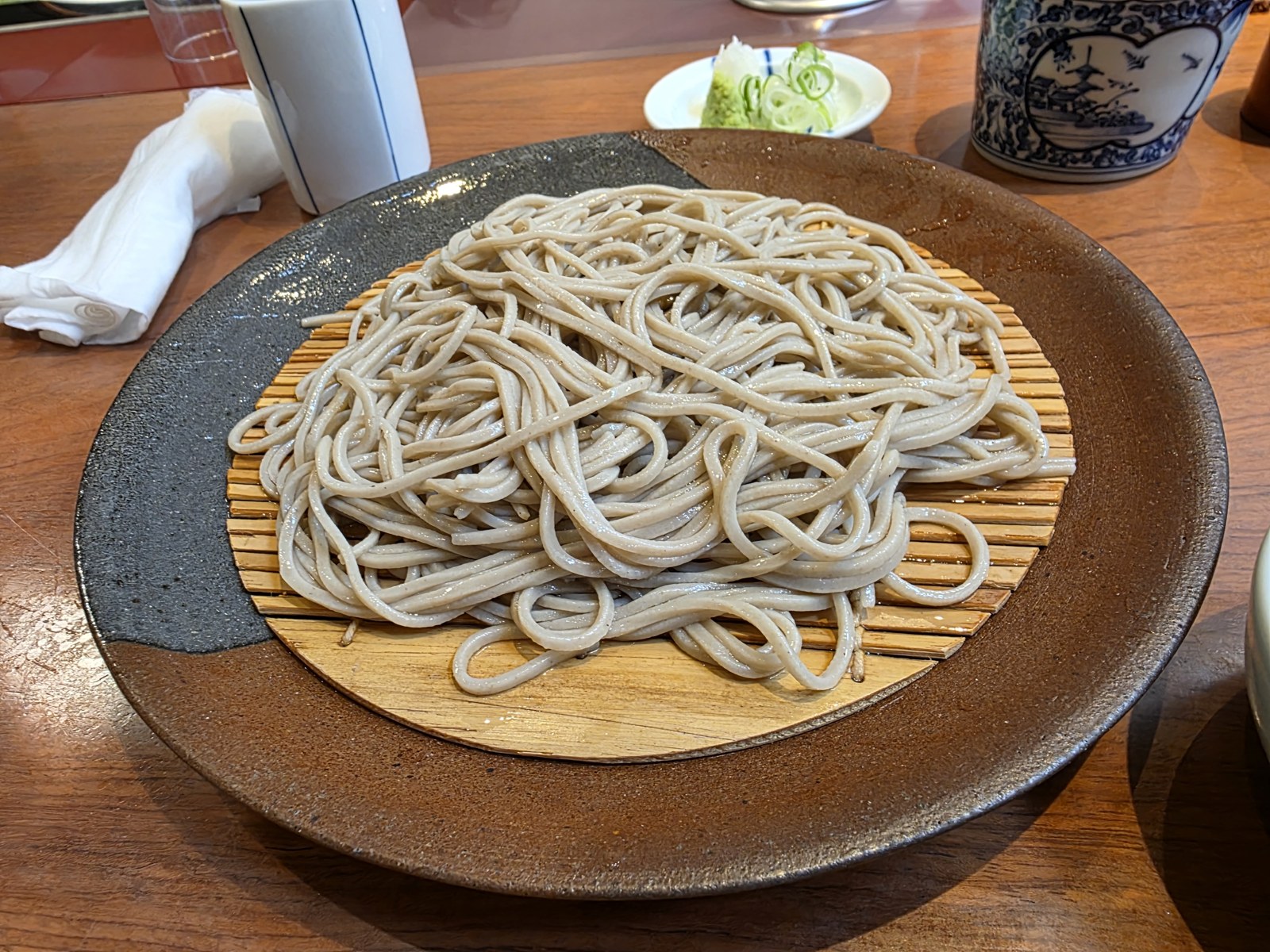神通町 田村で食べた九州産の十割蕎麦